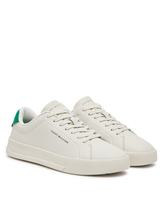 Tommy Hilfiger Tommy Hilfiger Sneakers Th Court Lth Detail Ess FM0FM05367 Beige