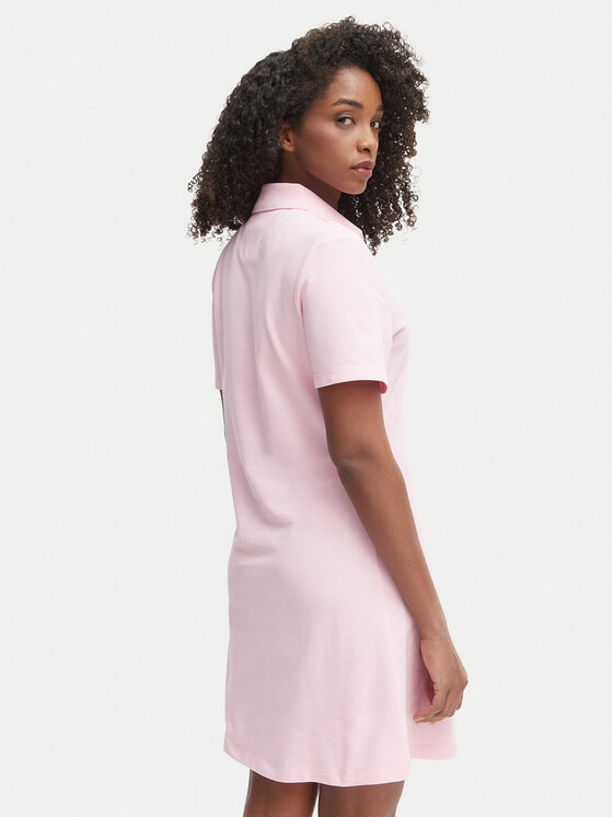 Tommy Hilfiger Tommy Hilfiger Kleid für den Alltag WW0WW48749 Hellrosa Regular Fit