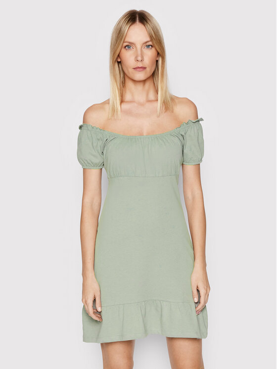 Brave Soul Rochie de zi LDRJ-544GINA Verde Regular Fit