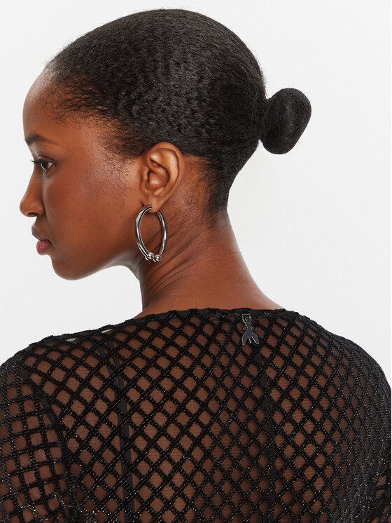 Patrizia Pepe Patrizia Pepe Φόρεμα κοκτέιλ 8A1579 A638 Μαύρο Regular Fit