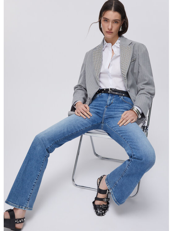 Liu Jo Liu Jo Jeansy UA6185D031478993 Błękitny Regular Fit