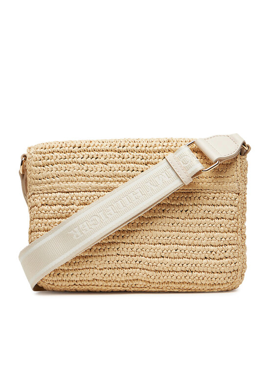 Tommy Hilfiger Tommy Hilfiger Handtasche Spring Logo Conv Crossover AW0AW17224 Beige
