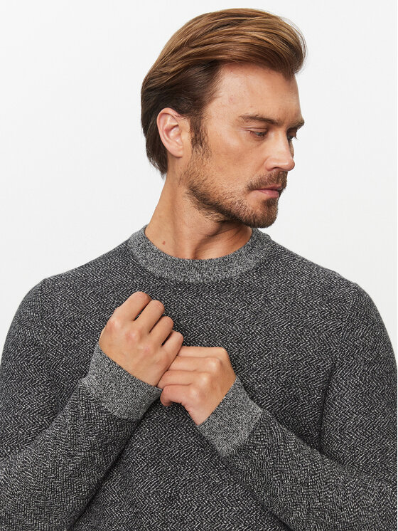 BOSS Boss Pulover Marameo 50500662 Črna Regular Fit