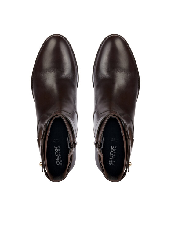 Geox Geox Polokozačky D Felicity D36G1F 043NH C6009 Hnědá