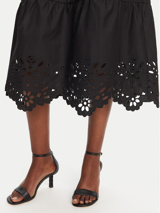 Liu Jo Liu Jo Sommerkleid WA5166 T4853 Schwarz Regular Fit