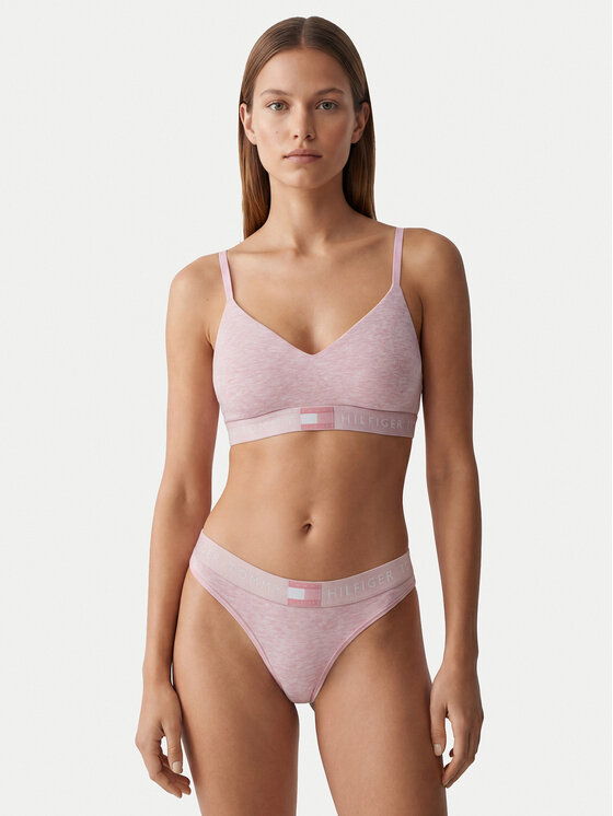 Tommy Hilfiger Tommy Hilfiger Бикини тип прашка UW0UW06039 Светлорозов