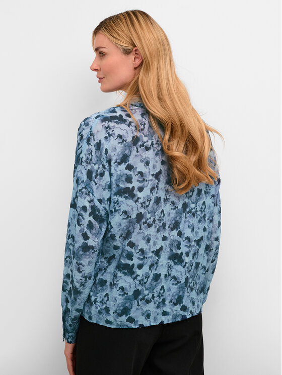 Kaffe Kaffe Hemd Sus 10508170 Blau Regular Fit