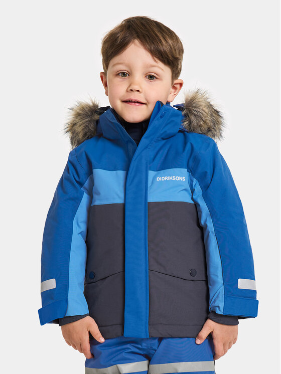 Didriksons Parka Bjärven Kids Parka 2 504898 Modra