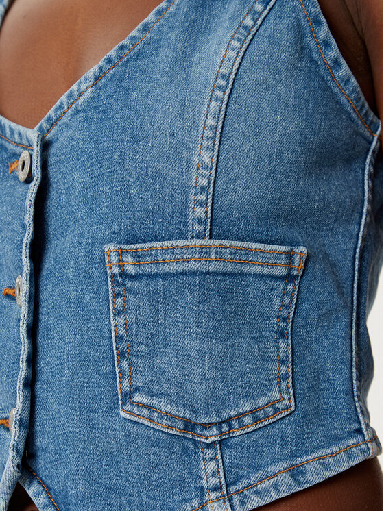 HUGO HUGO Kamizelka Gardenia_B 50531700 Niebieski Slim Fit