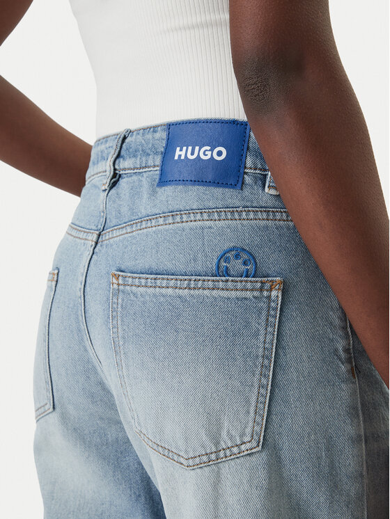 HUGO HUGO Blugi 50561548 Albastru Regular Fit