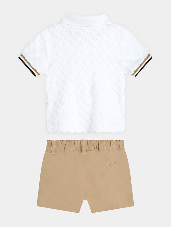 BOSS Boss Polo un šortu komplekts J50989 Daudzkrāsains Regular Fit