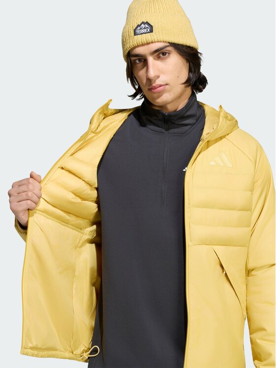 adidas adidas Kurtka outdoor 168315 Żółty Regular Fit