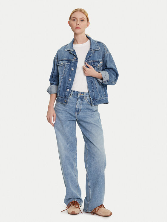 Lee Lee Blugi Rider 112365089 Albastru Wide Leg