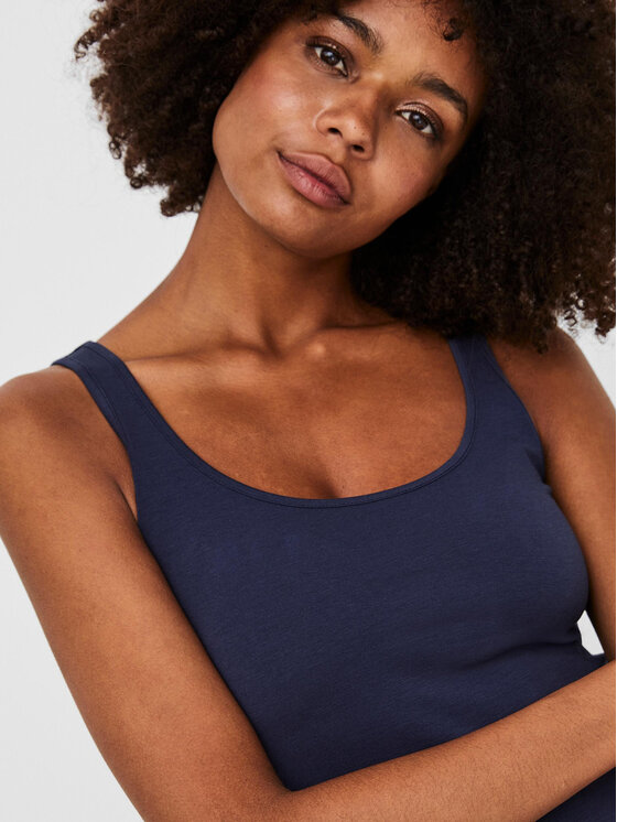 Vero Moda Vero Moda Felső Maxi 10185110 Sötétkék Regular Fit