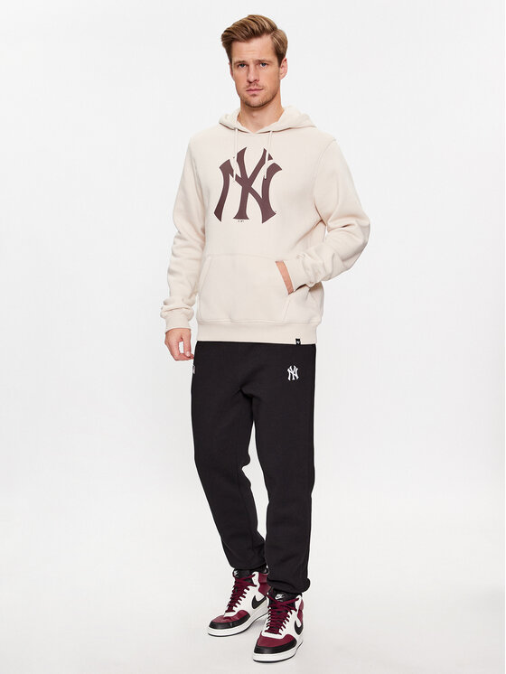 47 Brand 47 Brand Світшот New York Yankees BB017PEMIBR600207BN Écru Regular Fit