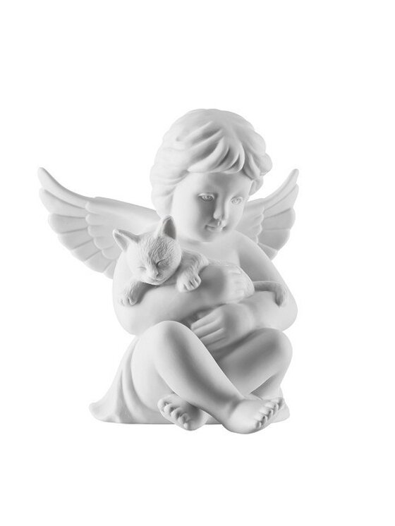 Rosenthal Rosenthal Figurka Anioł duży z kotem Biały