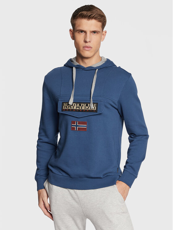 NAPAPIJRI Felpa Uomo Burgee Con Tasca – Modello Invernale, Comfort E Stile - 3