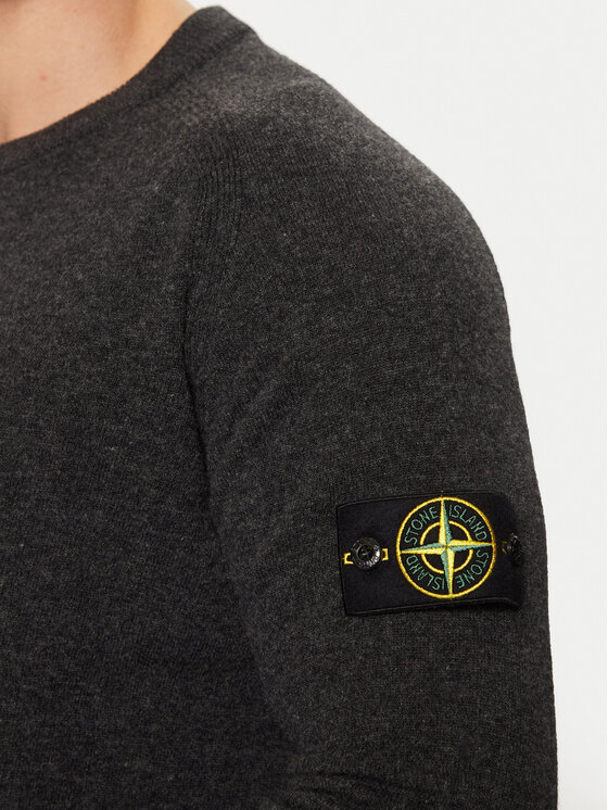 Stone Island Stone Island Maglione 8115545B4 Grigio Regular Fit