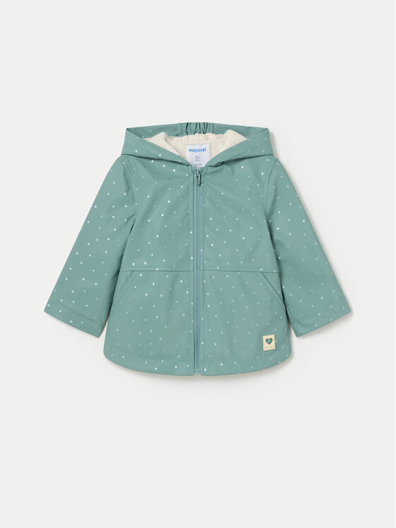 Mayoral Mayoral Vodootporna jakna 2486 Zelena Regular Fit