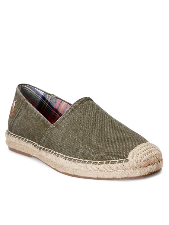 Polo Ralph Lauren Еспадрили Cevio Slip 803893744001 Зелен