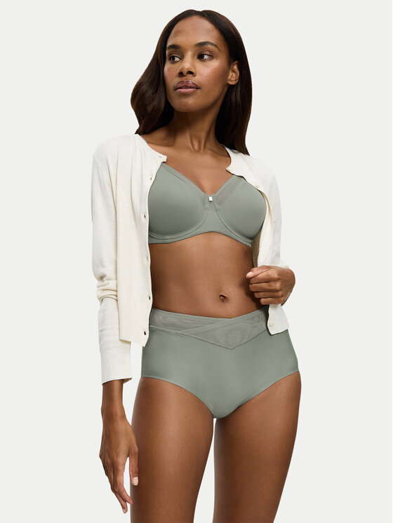 Triumph Triumph Chiloți clasici cu talie înaltă True Shape Sensation 10218231 Verde