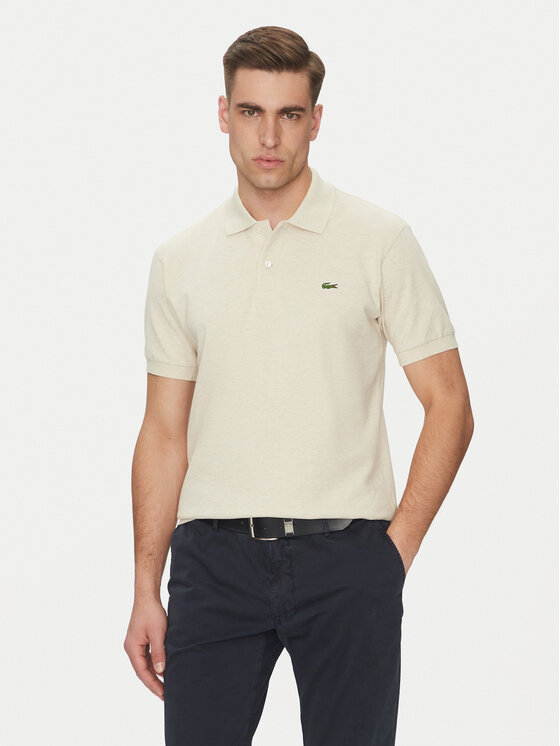 Lacoste Lacoste Polo L1264 Beige Classic Fit