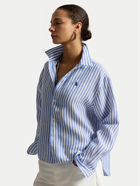 Polo Ralph Lauren Polo Ralph Lauren Marškiniai 211935130503 Šviesiai mėlyna Relaxed Fit