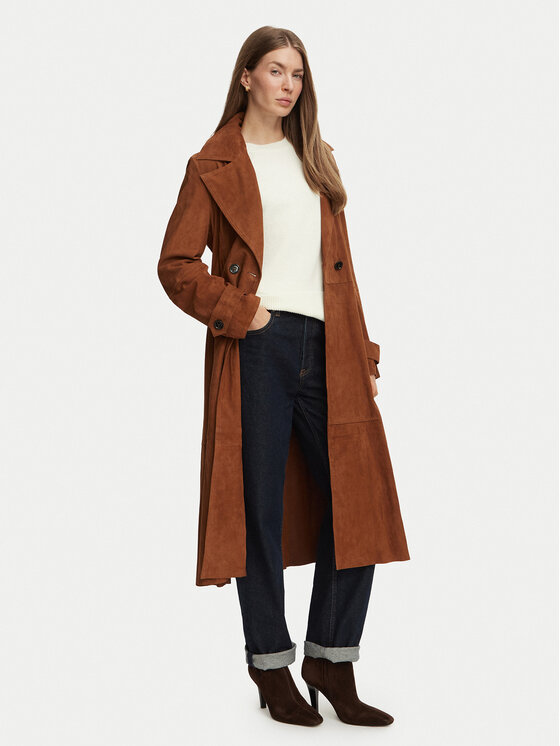 Marella Marella Płaszcz przejściowy Saletta 2623446061 Brązowy Regular Fit