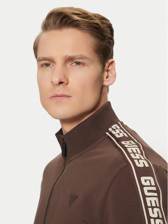 Guess Guess Felpa Z2YQ12 K6ZS1 Marrone Regular Fit