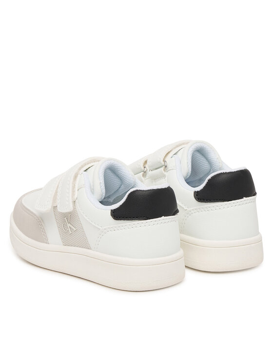 Calvin Klein Calvin Klein Snīkeri Low Cut Velcro V1X9-83277-1269 M Balts