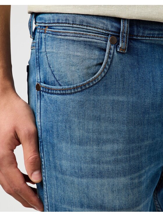 Wrangler Wrangler Jeansy GREENSBORO Niebieski Straight Leg