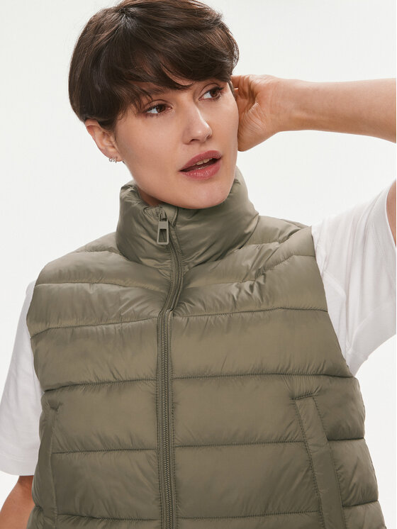 ONLY ONLY Brezrokavnik Madie 15308180 Rjava Regular Fit