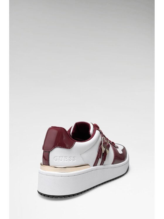 Guess Guess Sneakersy 184514 Bordowy