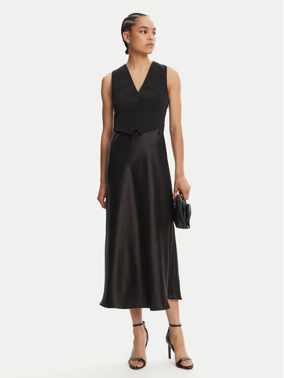 Liu Jo Liu Jo Rochie cocktail WA5271 TS896 Negru Regular Fit