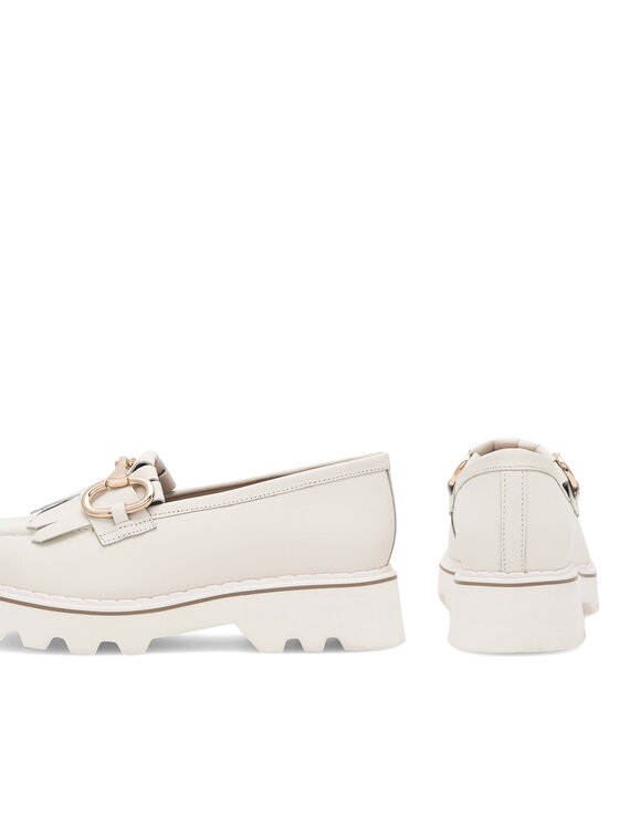 Badura Badura Loafersy NECTOR-06W1-016 Biały