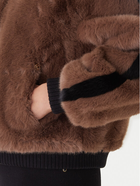 LOLA CASADEMUNT LOLA CASADEMUNT Преходно яке LF2501014 Кафяв Regular Fit