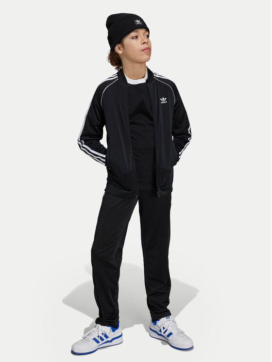 adidas adidas Mikina adicolor IX7628 Čierna Regular Fit