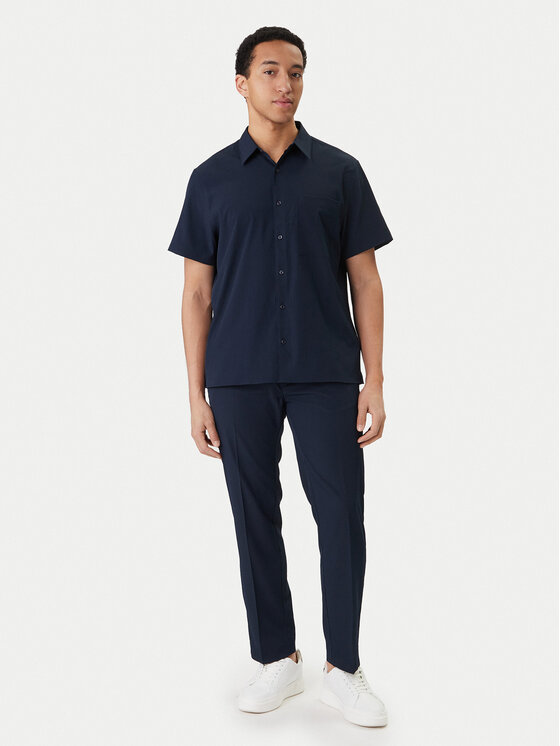 Calvin Klein Calvin Klein Koszula LV04LF109G Granatowy Classic Fit