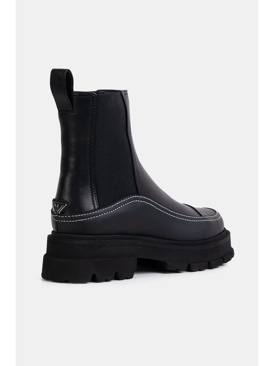 Emporio Armani Emporio Armani Polokozačky X3M363 XN983 Černá