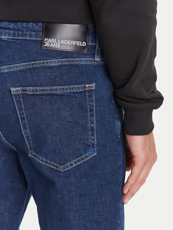 Karl Lagerfeld Jeans Karl Lagerfeld Jeans Jeans hlače A3M10052 Mornarsko modra Slim Fit