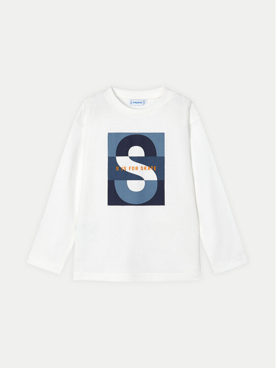 Mayoral Mayoral Blūze 4051 Écru Regular Fit