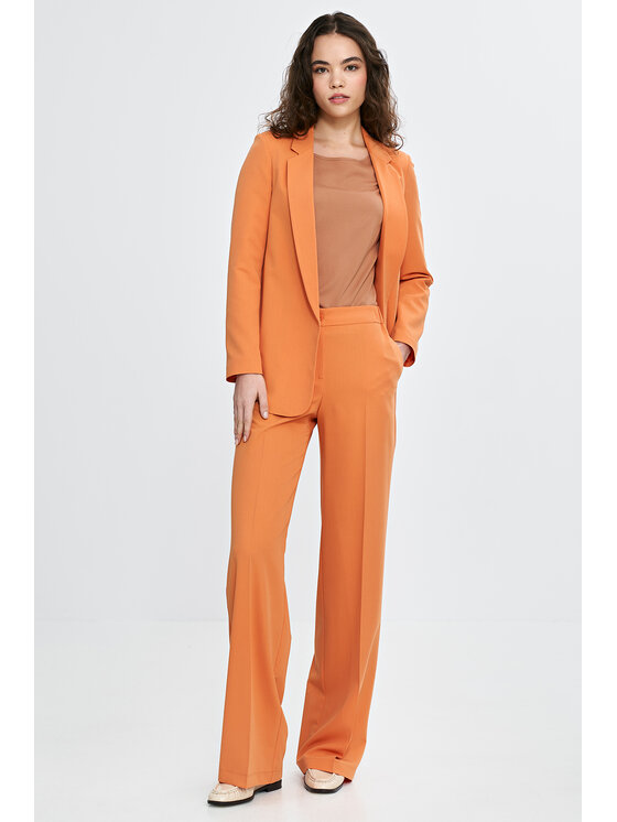 NIFE NIFE Halenka B193 Hnědá Regular Fit