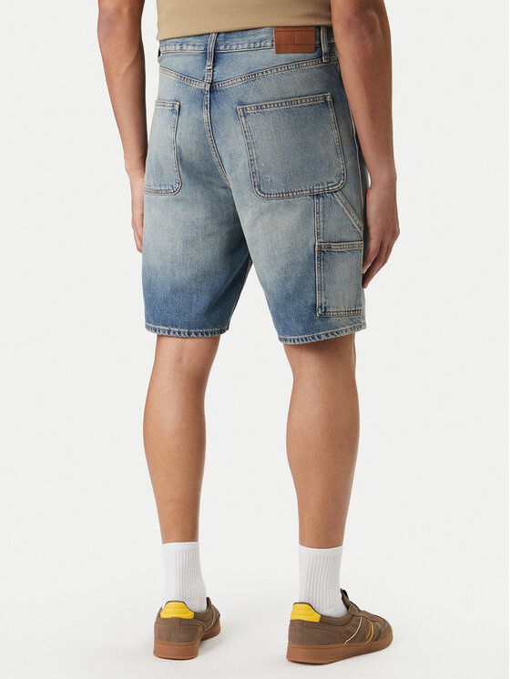 Tommy Jeans Tommy Jeans Jeans kratke hlače Jaimie DM0DM22993 Modra Relaxed Fit