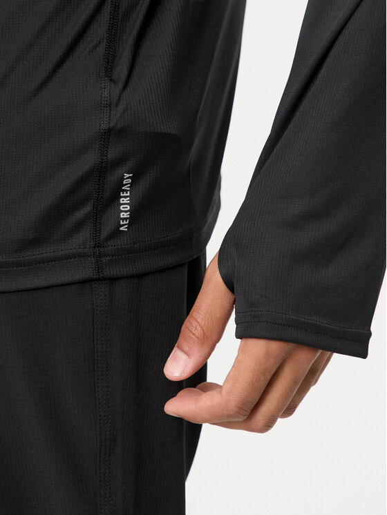 adidas adidas Techniniai marškinėliai Run It IL7231 Juoda Regular Fit