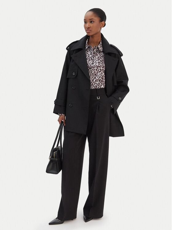 JOOP! JOOP! Тренч Carrie 30101902 Чорний Regular Fit