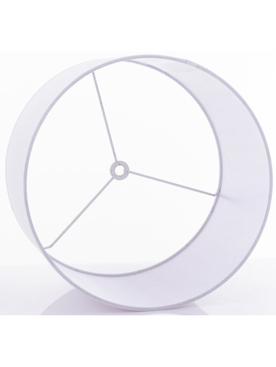 MIAhome MIAhome Lampka nocna Lampa stołowa ceramiczna z abażurem DINAH Biały