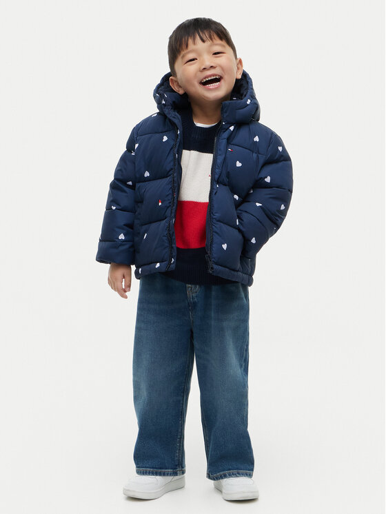 Tommy Hilfiger Tommy Hilfiger Talvejope KS0KS00811 Tumesinine Regular Fit