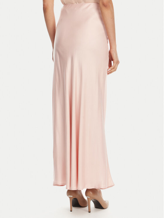 ViCOLO ViCOLO Maxi suknja TD0472 Ružičasta Slim Fit