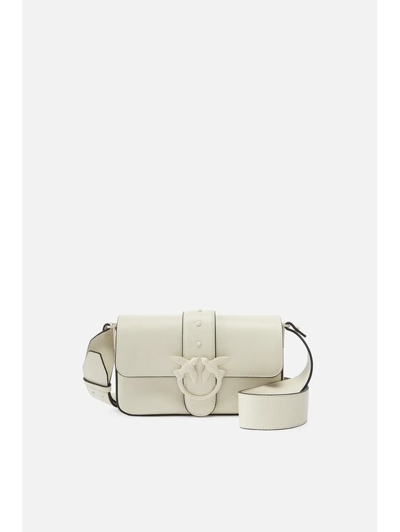 PINKO PINKO Kabelka Love One Classic Slouchy FL Love Bags Bílá
