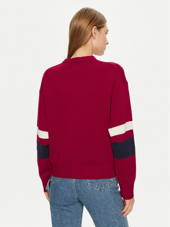 Guess Jeans Guess Jeans Sweater W4BR11 Z3HN2 Piros Regular Fit